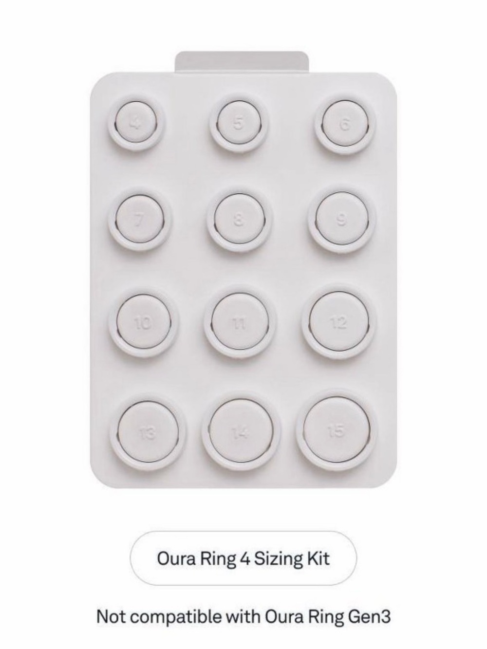 Oura Ring 4 Sizing Kit